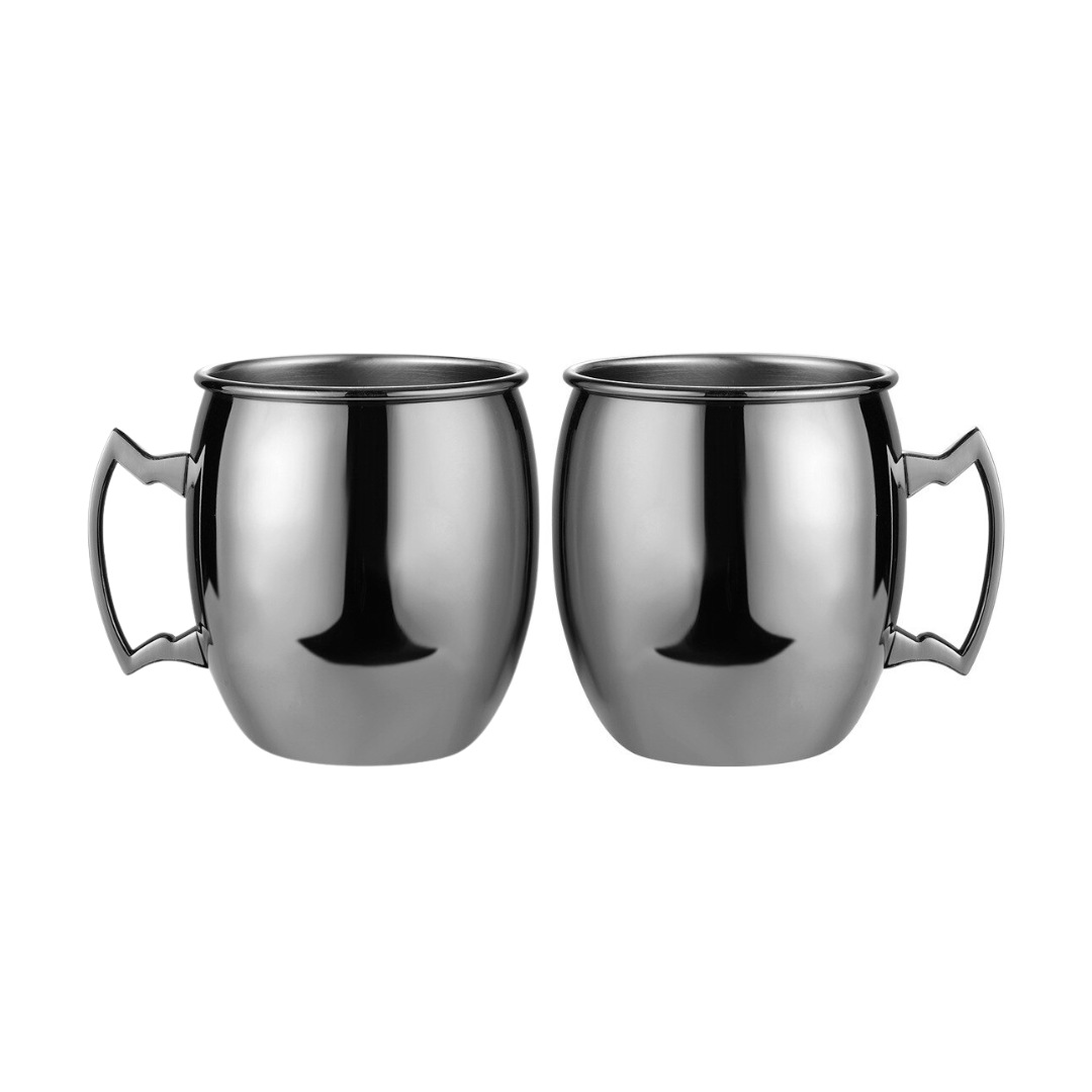 530ml (18 OZ) Stainless Steel Moscow Mule Mugs (Set of 2)