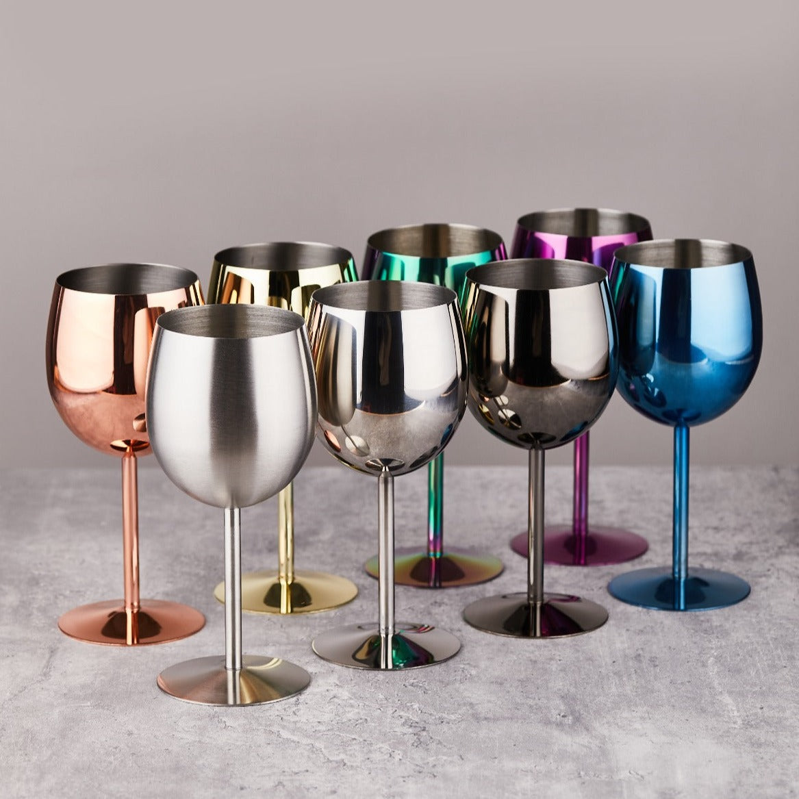 Shop on Stainless Steel Wine Glasses with Afterpay